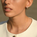 "Stuga" Earrings D 0.165/30 - 375/1000 Yellow Gold