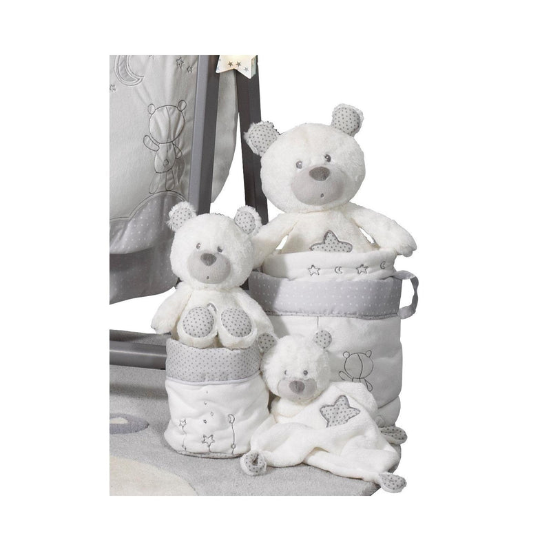 Doudou Ours En Polyester Blanc