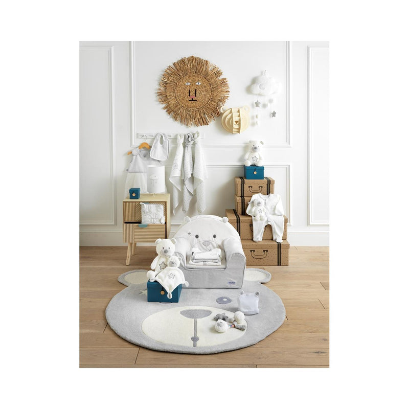 Doudou Ours En Polyester Blanc