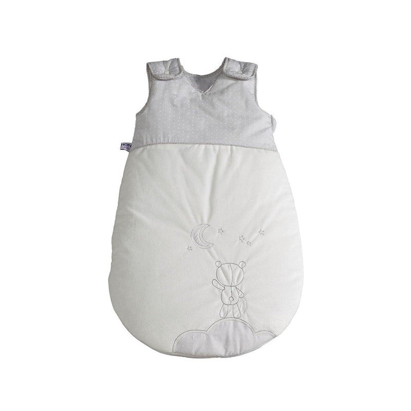 Gigoteuse Bébé Brodée En Coton - Blanc