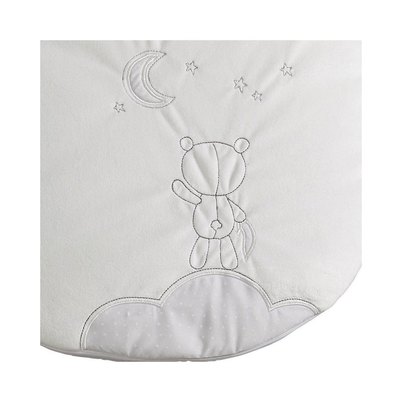 Gigoteuse Bébé Brodée En Coton - Blanc