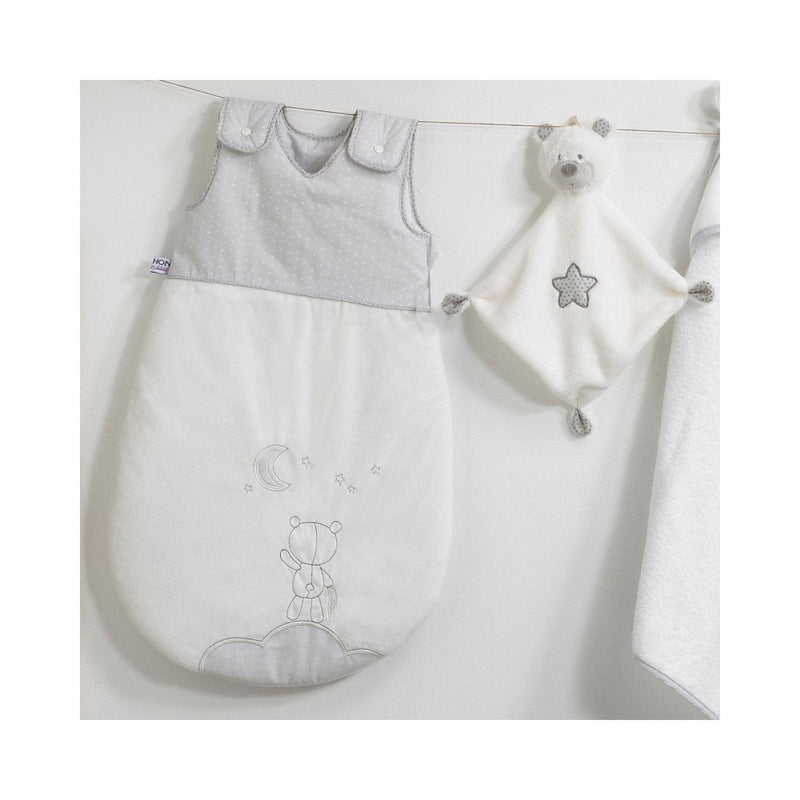 Gigoteuse Bébé Brodée En Coton - Blanc