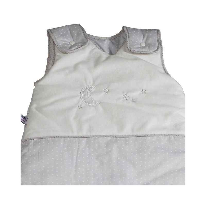 Gigoteuse Bébé Brodée En Coton - Blanc