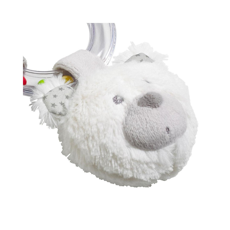 Hochet Ours En Velours Gris