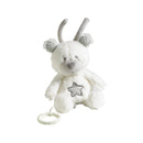 Peluche Mini Musical Ours En Velours Blanc