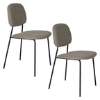 Roos - Dining Room Chair - Metal - Warm Beige
