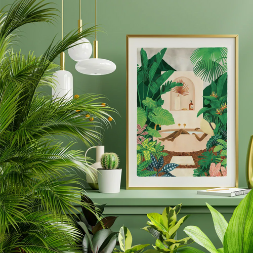 Poster Exotic Bathtub