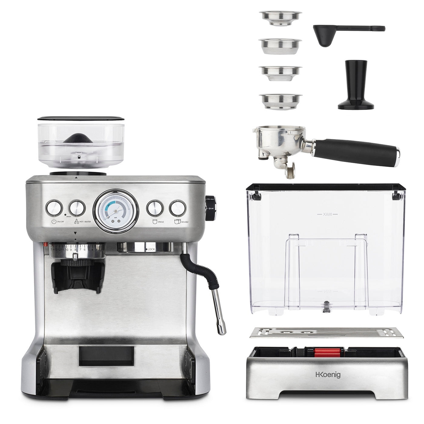 Espresso Machine - Stainless Steel