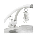 Tapis D'Éveil Nuage Avec Arches En Polyester Blanc