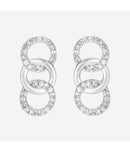 Boucles D'Oreilles "Ollie" - D0,12/60 - Or Blanc