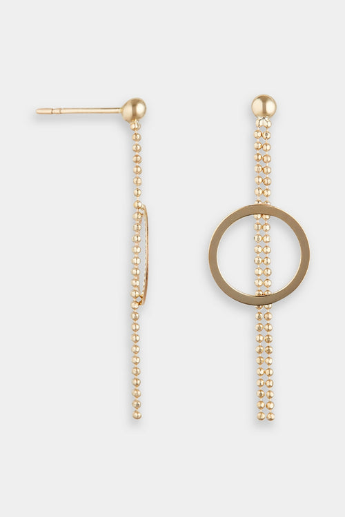 Boucles D'Oreilles Tout Or - Or Jaune 375/1000