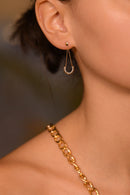 Boucles D'Oreilles "Nuria" D0,104Ct/38 - Or Jaune 375/1000