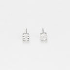 Boucles D'Oreilles "Puce Grande Illusion" Diamant 0,01/2 - Or Blanc