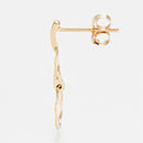 Boucles D'Oreilles "Gold Circles" Diamants 0,03/8 - Or Jaune 375/1000