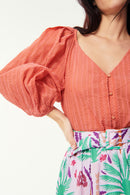 Ezekiel Blouse - Paprika