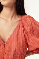 Ezekiel Blouse - Paprika