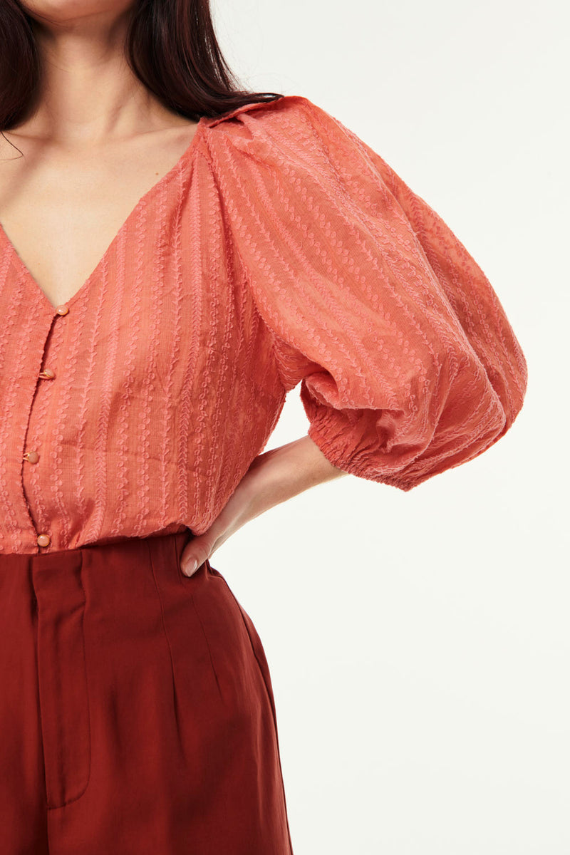 Ezekiel Blouse - Paprika