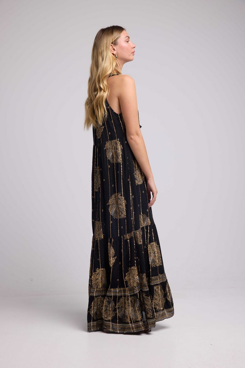 Vestido largo - Negro