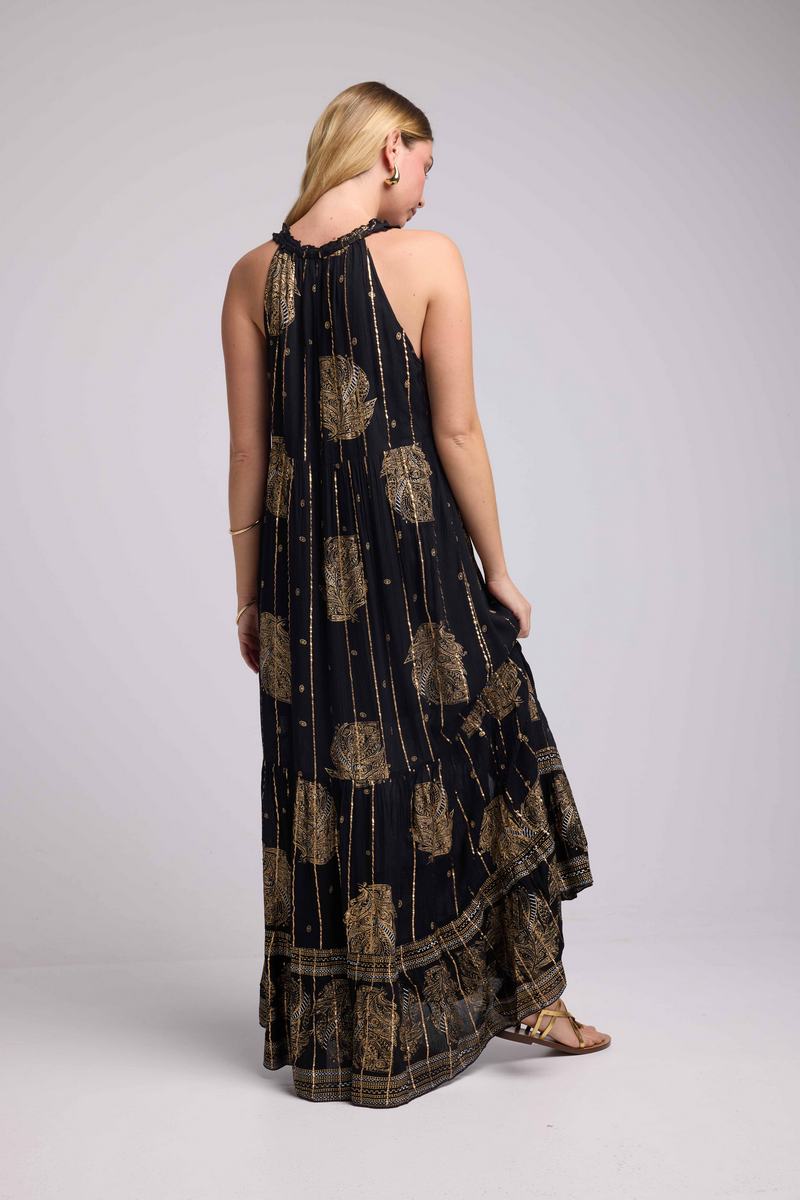 Vestido largo - Negro