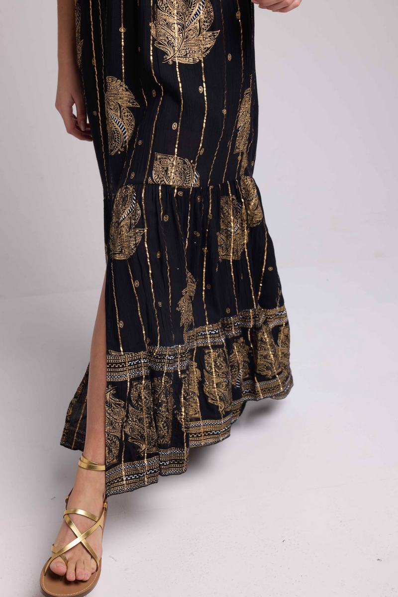 Vestido largo - Negro