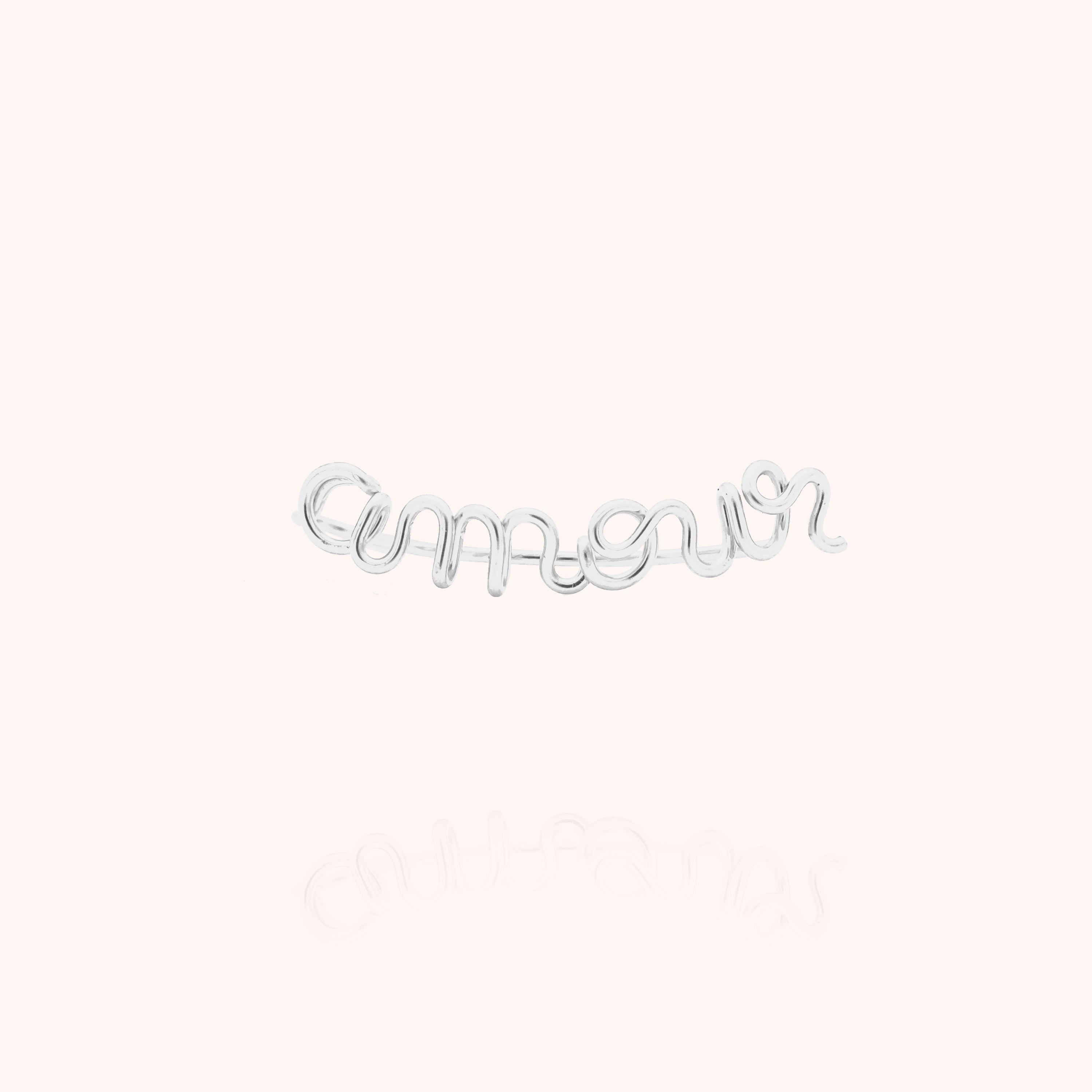 Ear Cuff Original Amour - Argent