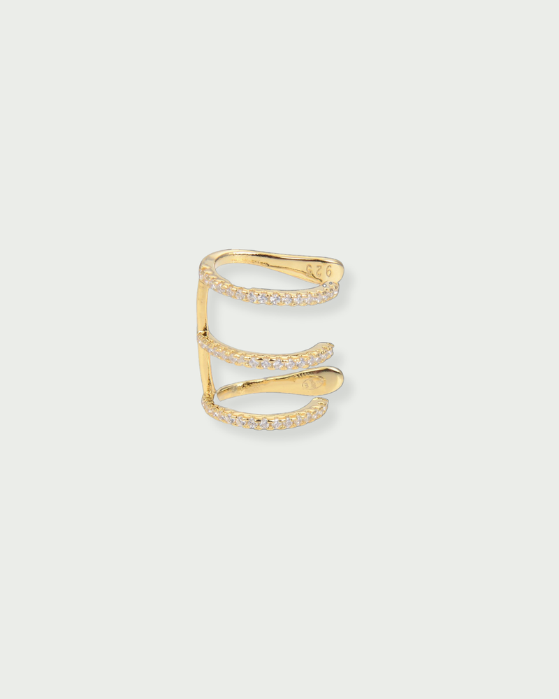 Earcuff 3 Rangs My Glow - Doré