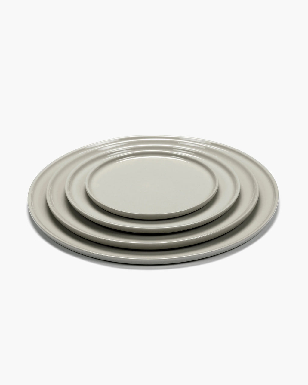 Lot De 4 Assiettes Basse L - Sand Cena - By Vincent Van Duysen