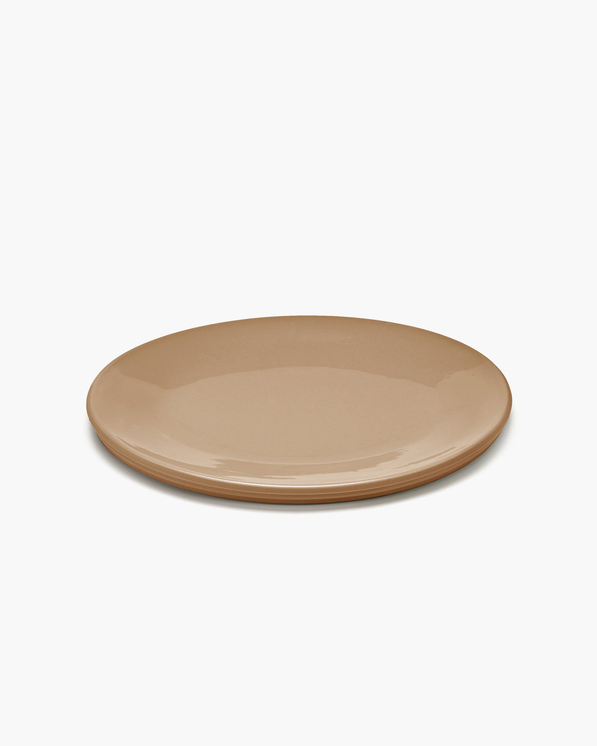 Dune - Plat De Service Ovale - S - Porcelaine - Clay