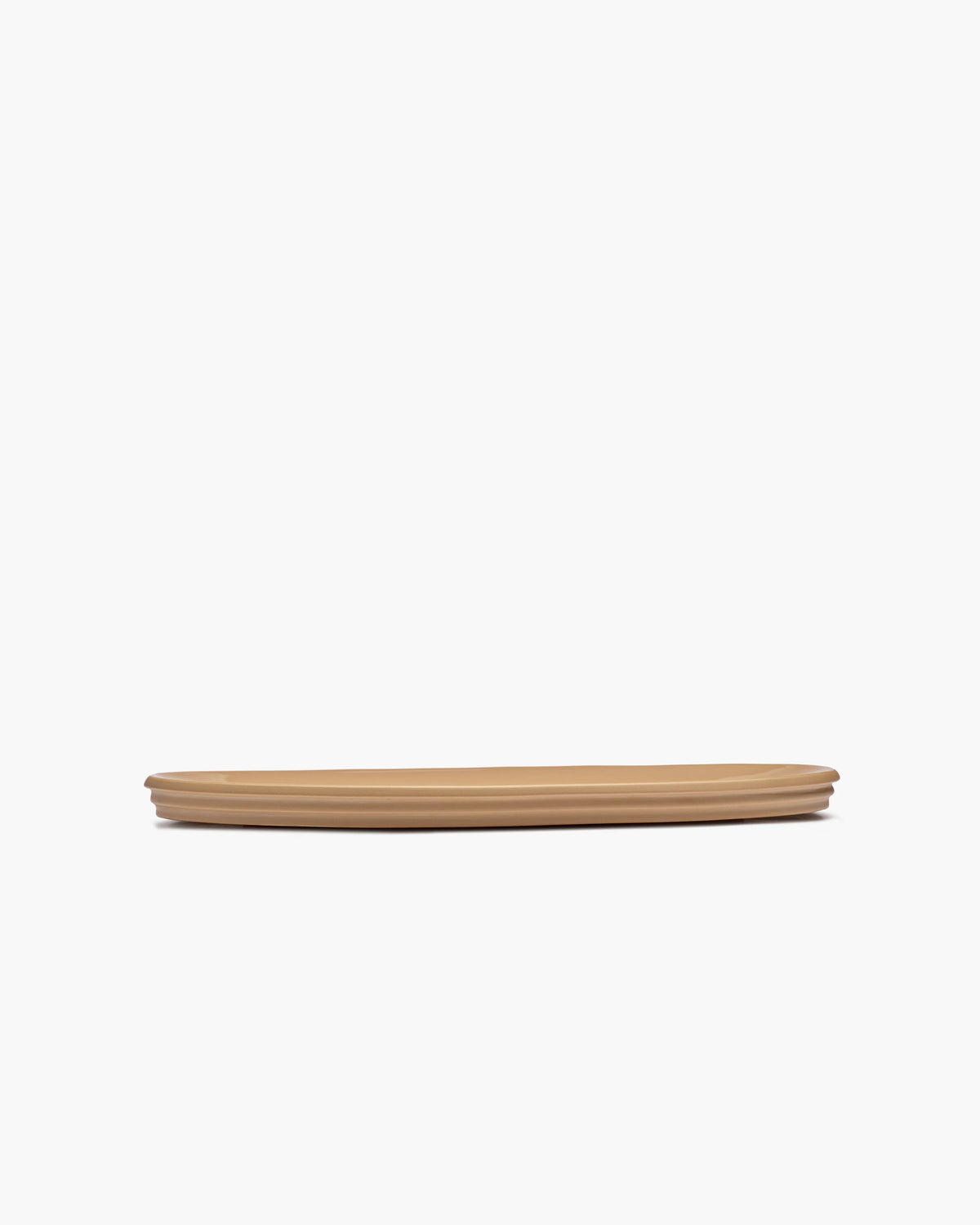 Dune - Plat De Service Ovale - S - Porcelaine - Clay