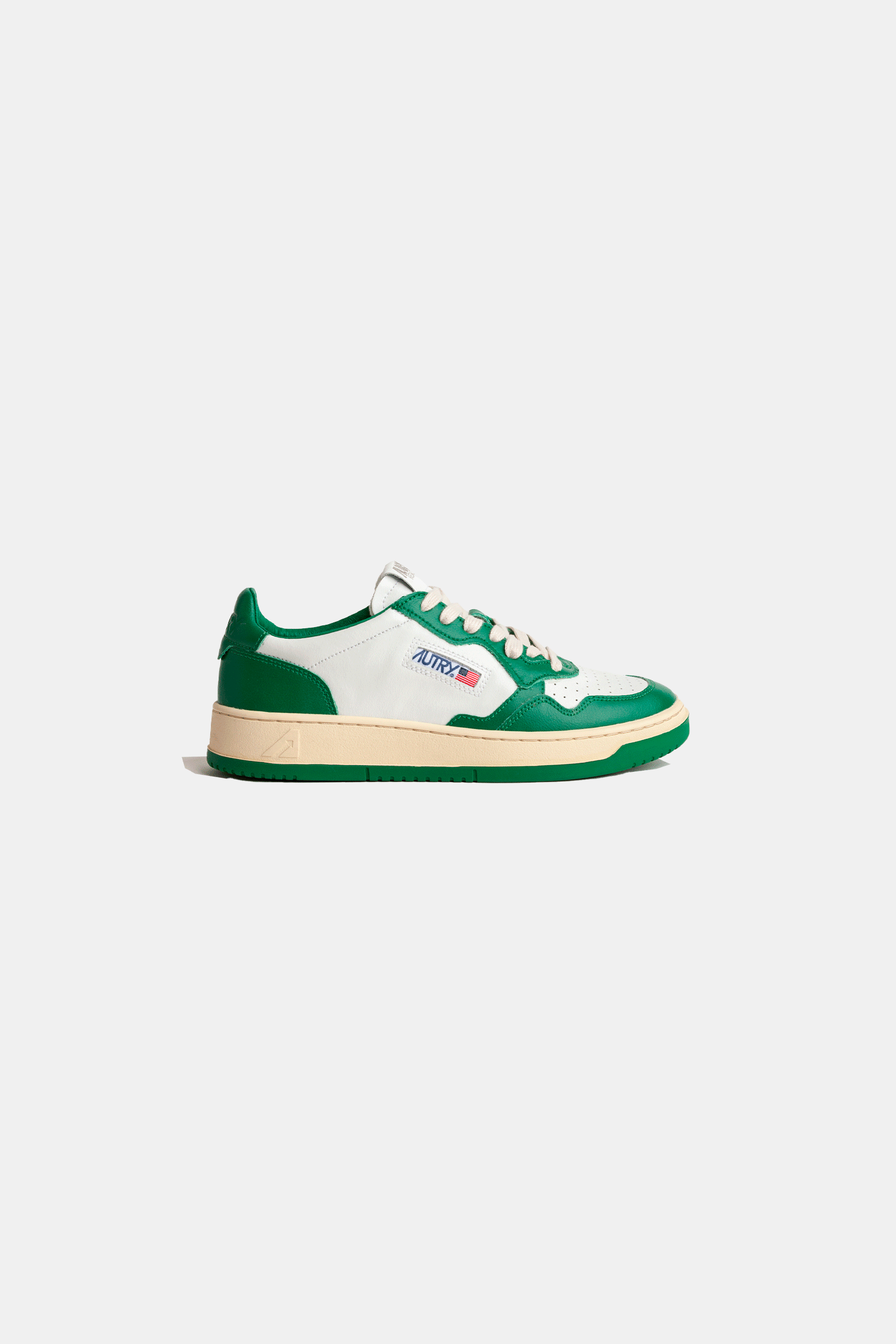 Sneakers Autry Aulmwb03 Medalist Low Man Cuero/Leat Blanco/Verde