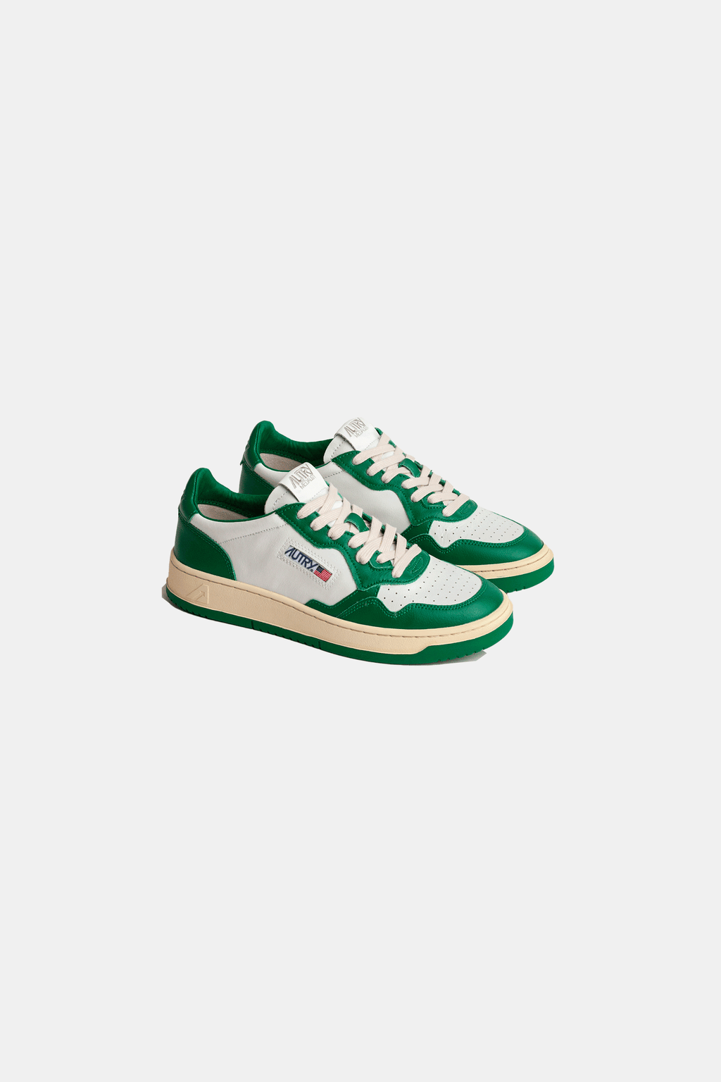 Sneakers Autry Aulmwb03 Medalist Low Man Cuero/Leat Blanco/Verde