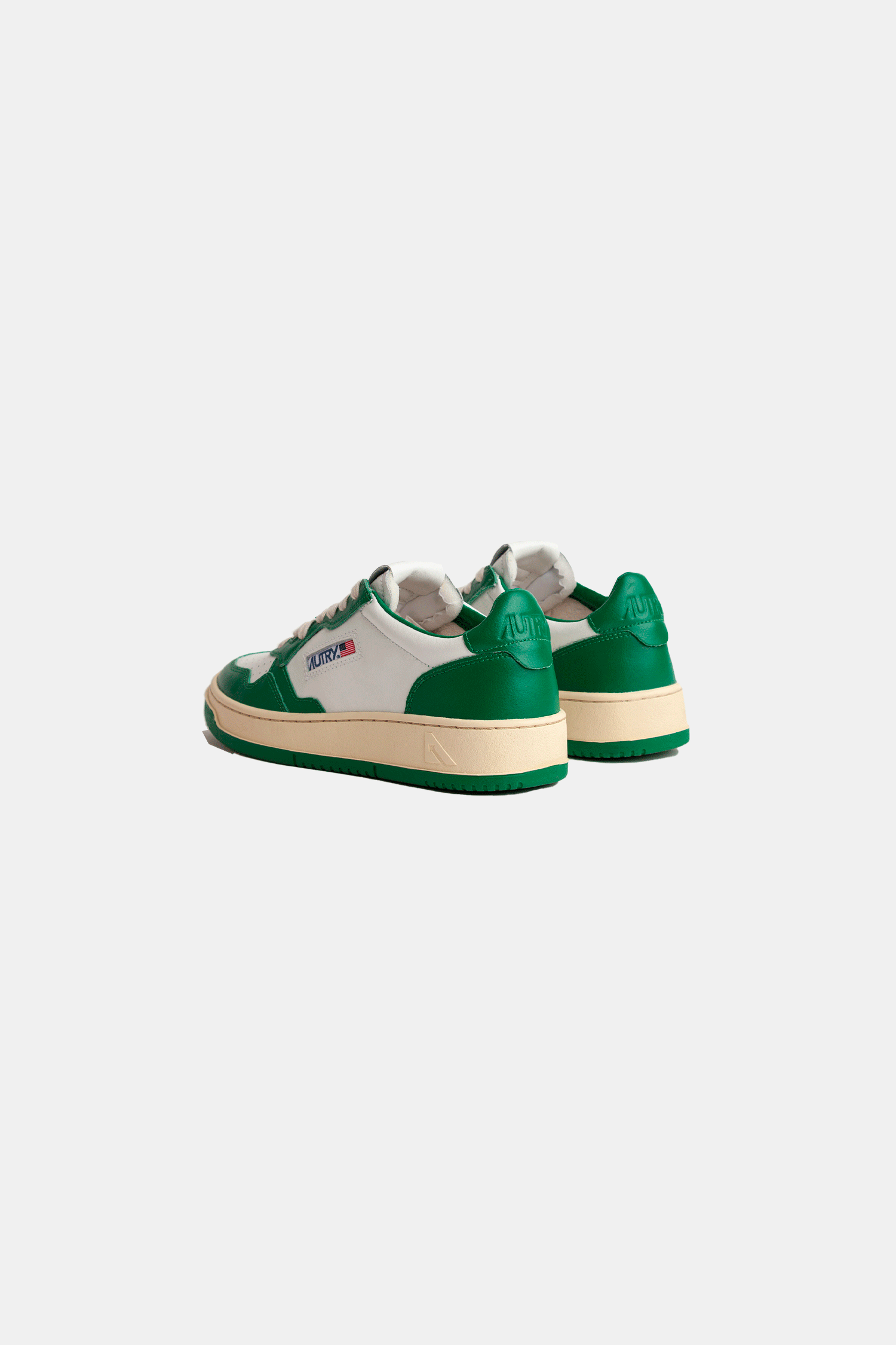 Sneakers Autry Aulmwb03 Medalist Low Man Cuero/Leat Blanco/Verde