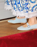 Mary Janes Babies Low - Bleu Ciel - Femme