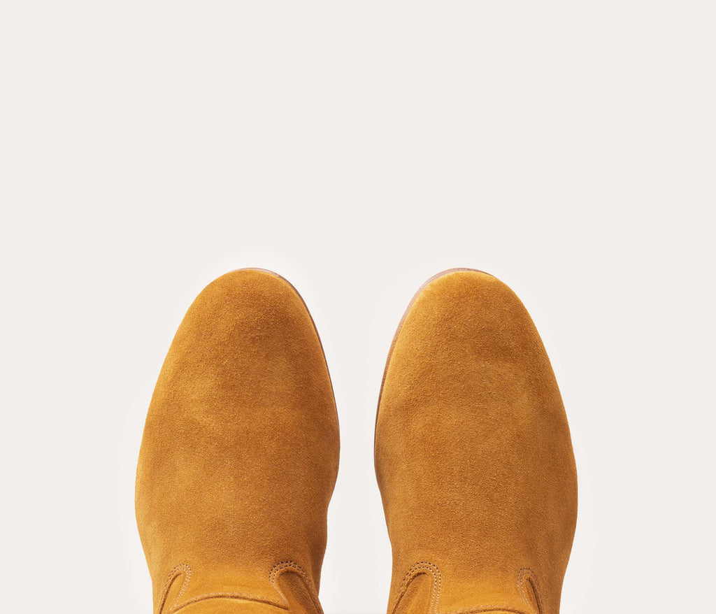 Bottes Ella - Velours Ecureuil - Femme