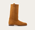 Bottes Ella - Velours Ecureuil - Femme