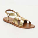 Sandalias Ella - Oro oscuro