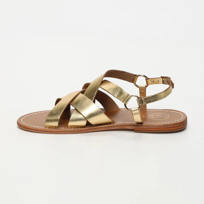 Sandalias Ella - Oro oscuro