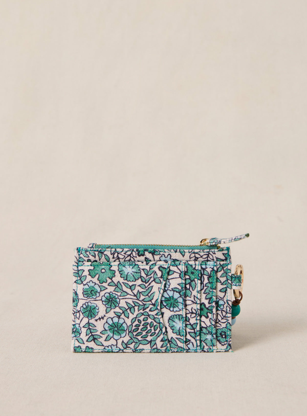 Elmo Textile Card Holder - Indian Green