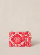 Porte Cartes Elmo Textile - Frida Rouge