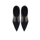 Elora Black High-Heel Ankle Boot