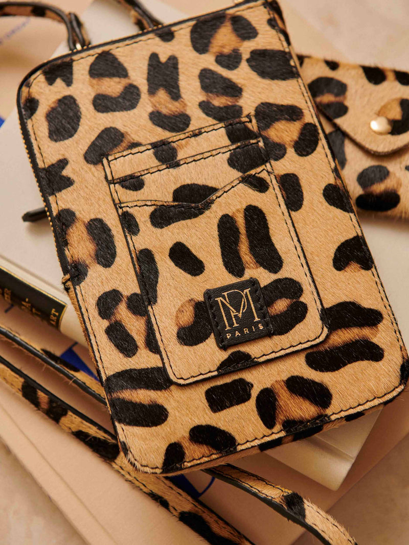 Porte Téléphone Eliza - Leopard