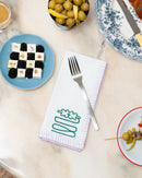 Set De 4 Serviettes Bouquet