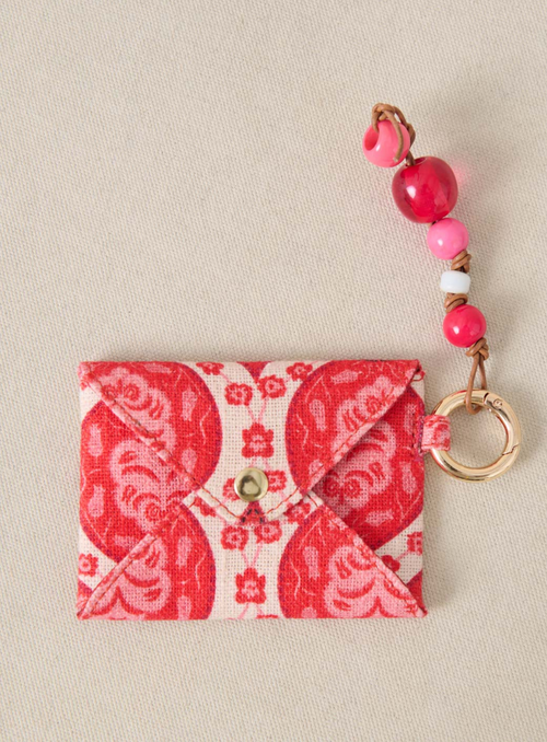 Porte Cartes Emile - Frida Rouge