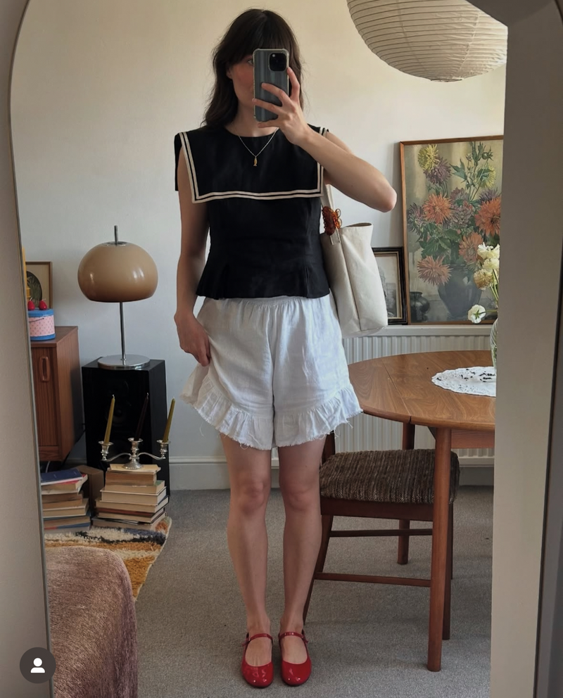 Mary Janes Emilia - Cuir Verni Rouge