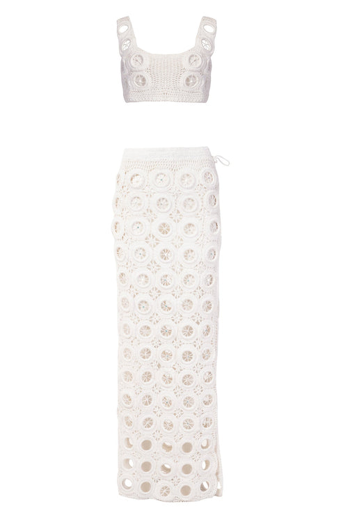Ensemble - Crochet Blanc