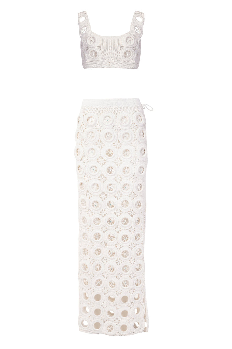 Ensemble - Crochet Blanc