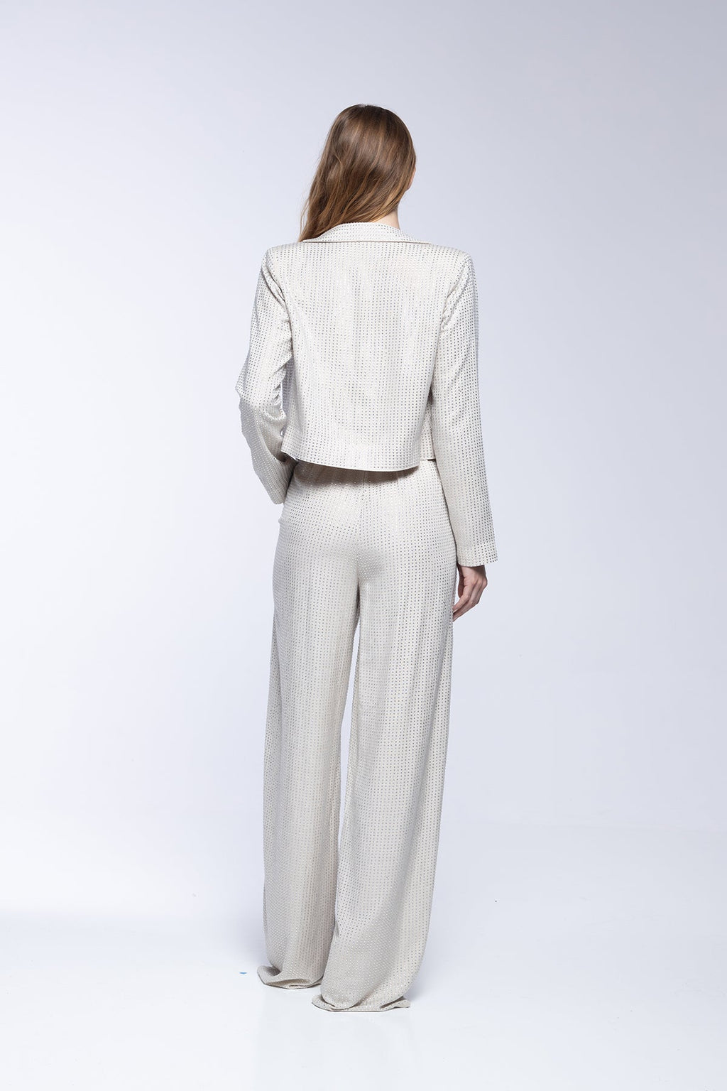 Pantalon Nora - Strass Beige