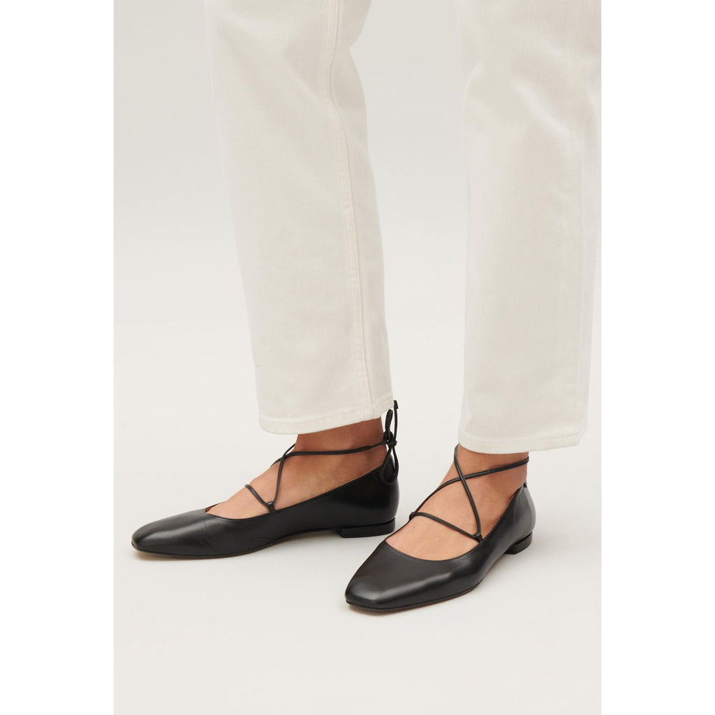 Ballerines Cuir Noir