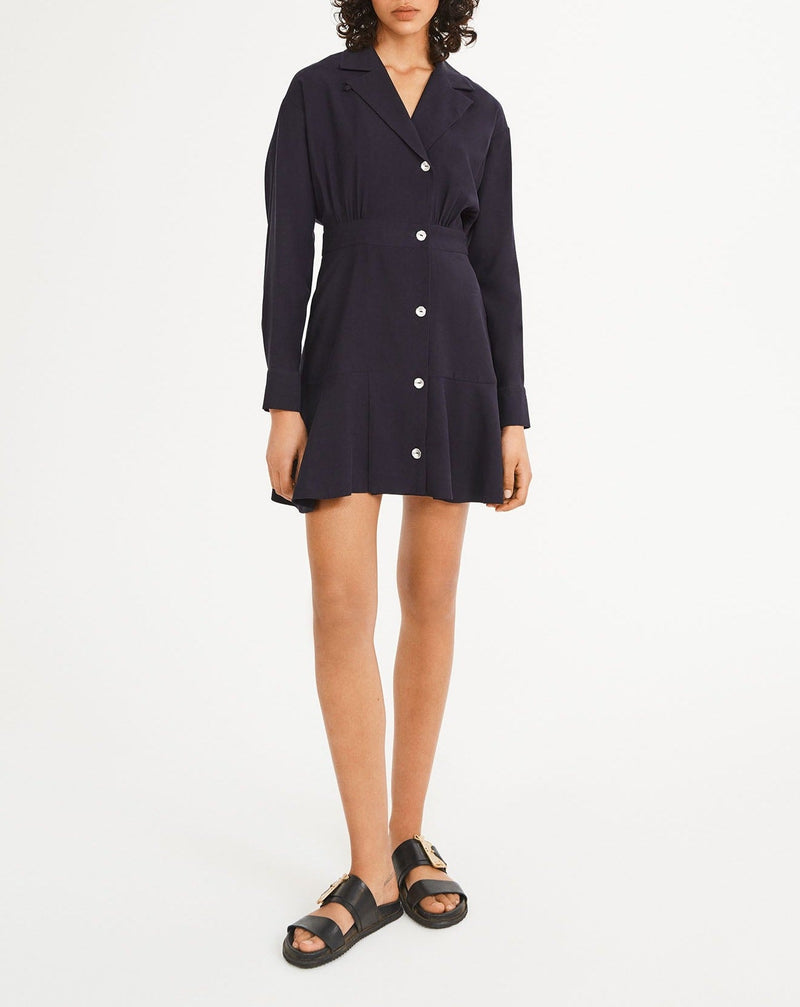 Claudie Pierlot - Robe C&T - Rasberry - Marine