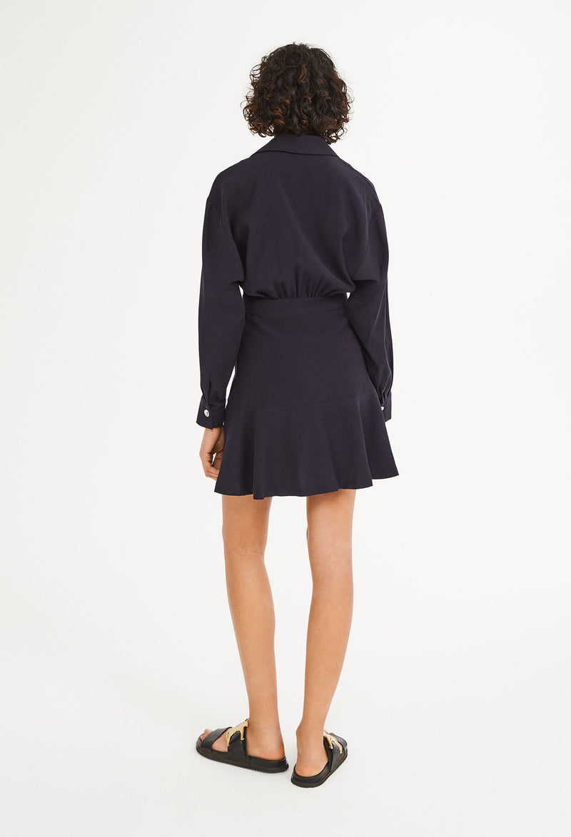 Claudie Pierlot - Robe C&T - Rasberry - Marine